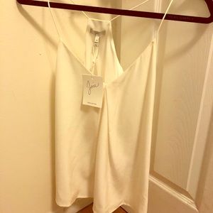 Joie White Strap Tank